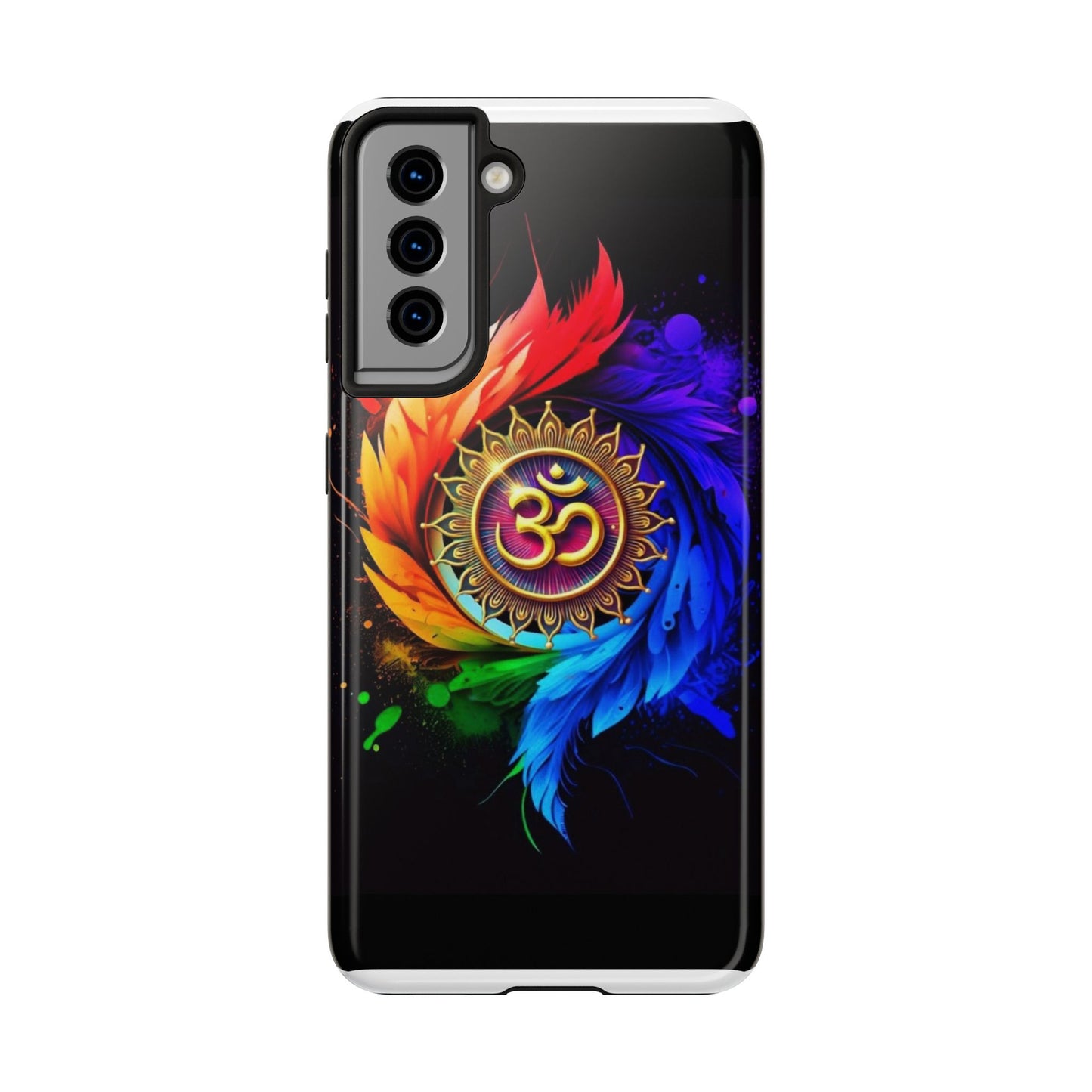 Vibrant Om Phone Case - Durable Tough Phone Cover, Boho Style Cell Phone Case, Colorful Protective Case, Spiritual Gift for Her, Yoga [...]