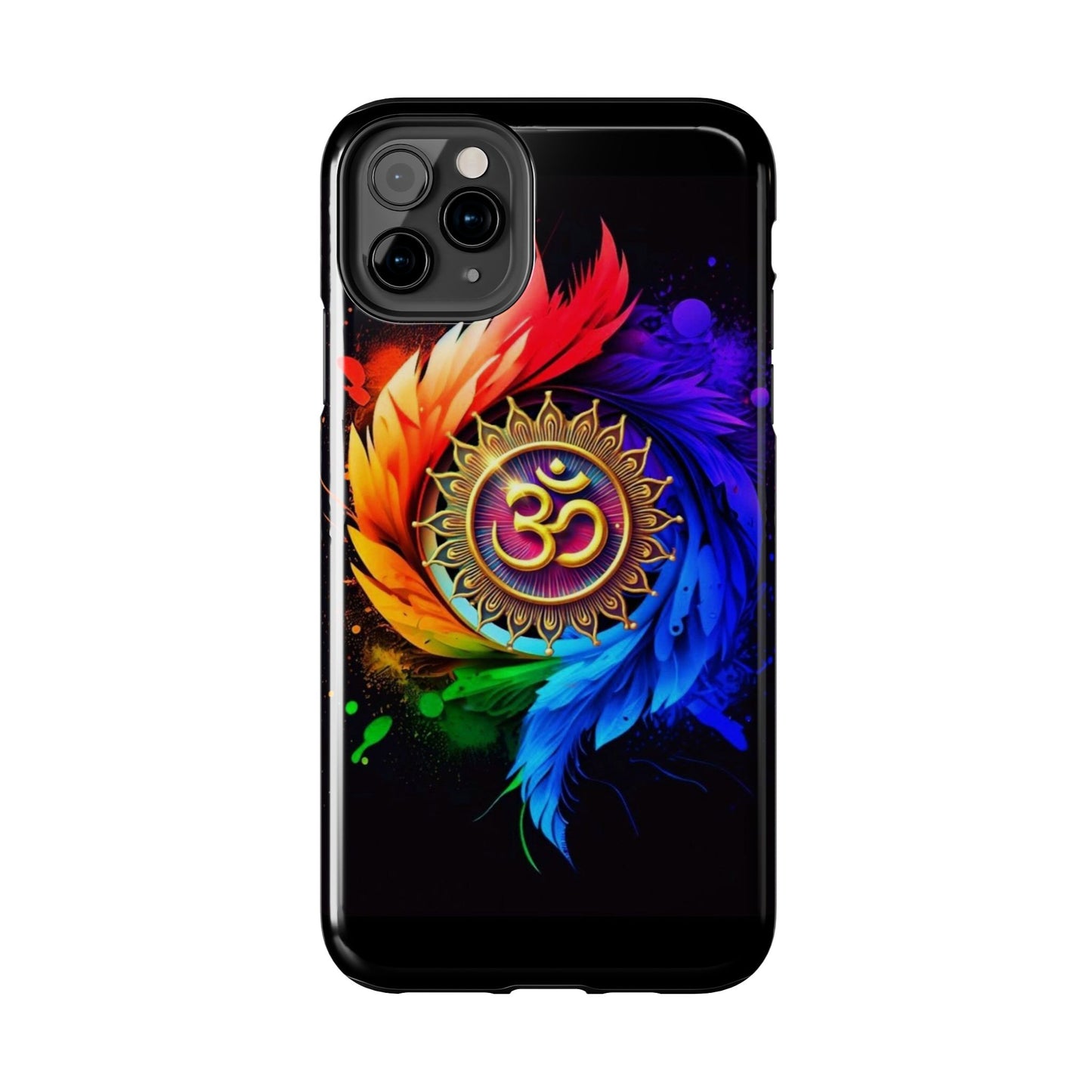 Vibrant Om Phone Case - Durable Tough Phone Cover, Boho Style Cell Phone Case, Colorful Protective Case, Spiritual Gift for Her, Yoga [...]