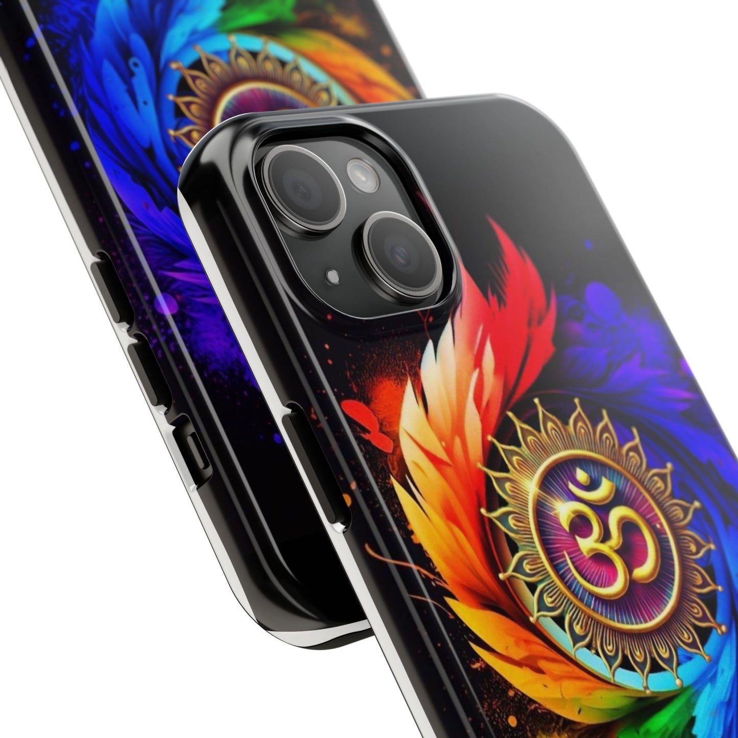 Vibrant Om Phone Case - Durable Tough Phone Cover, Boho Style Cell Phone Case, Colorful Protective Case, Spiritual Gift for Her, Yoga [...]