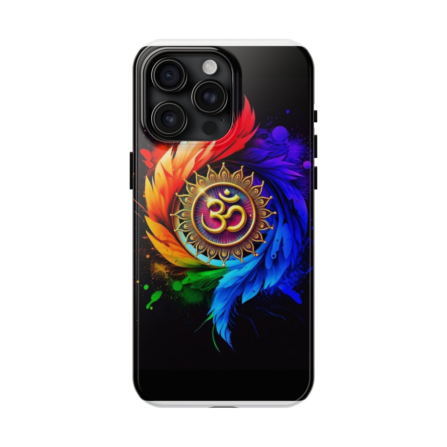 Vibrant Om Phone Case - Durable Tough Phone Cover, Boho Style Cell Phone Case, Colorful Protective Case, Spiritual Gift for Her, Yoga [...]
