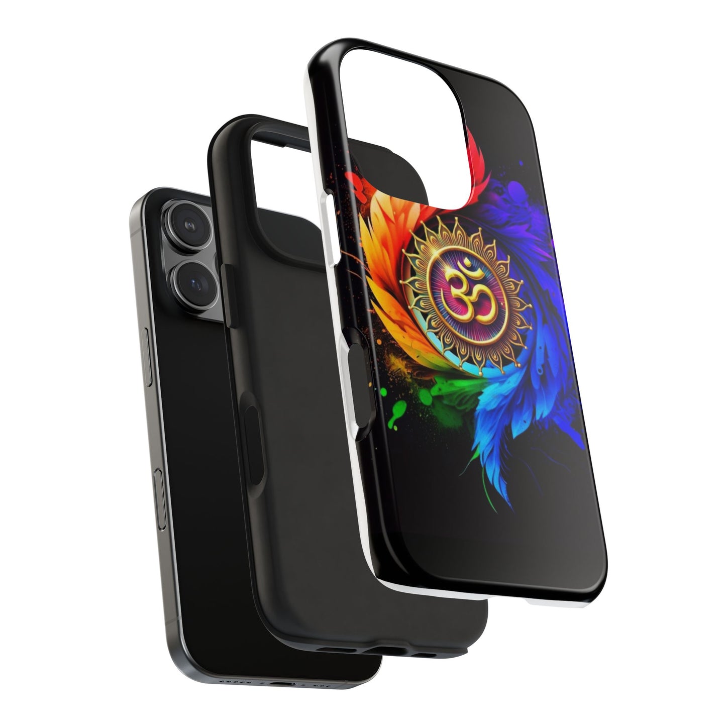 Vibrant Om Phone Case - Durable Tough Phone Cover, Boho Style Cell Phone Case, Colorful Protective Case, Spiritual Gift for Her, Yoga [...]