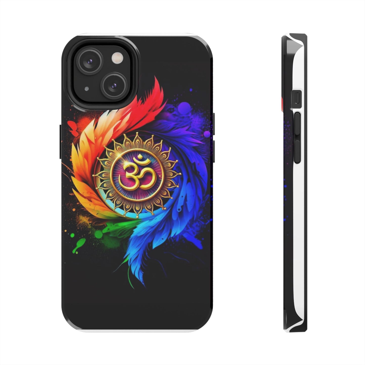 Vibrant Om Phone Case - Durable Tough Phone Cover, Boho Style Cell Phone Case, Colorful Protective Case, Spiritual Gift for Her, Yoga [...]