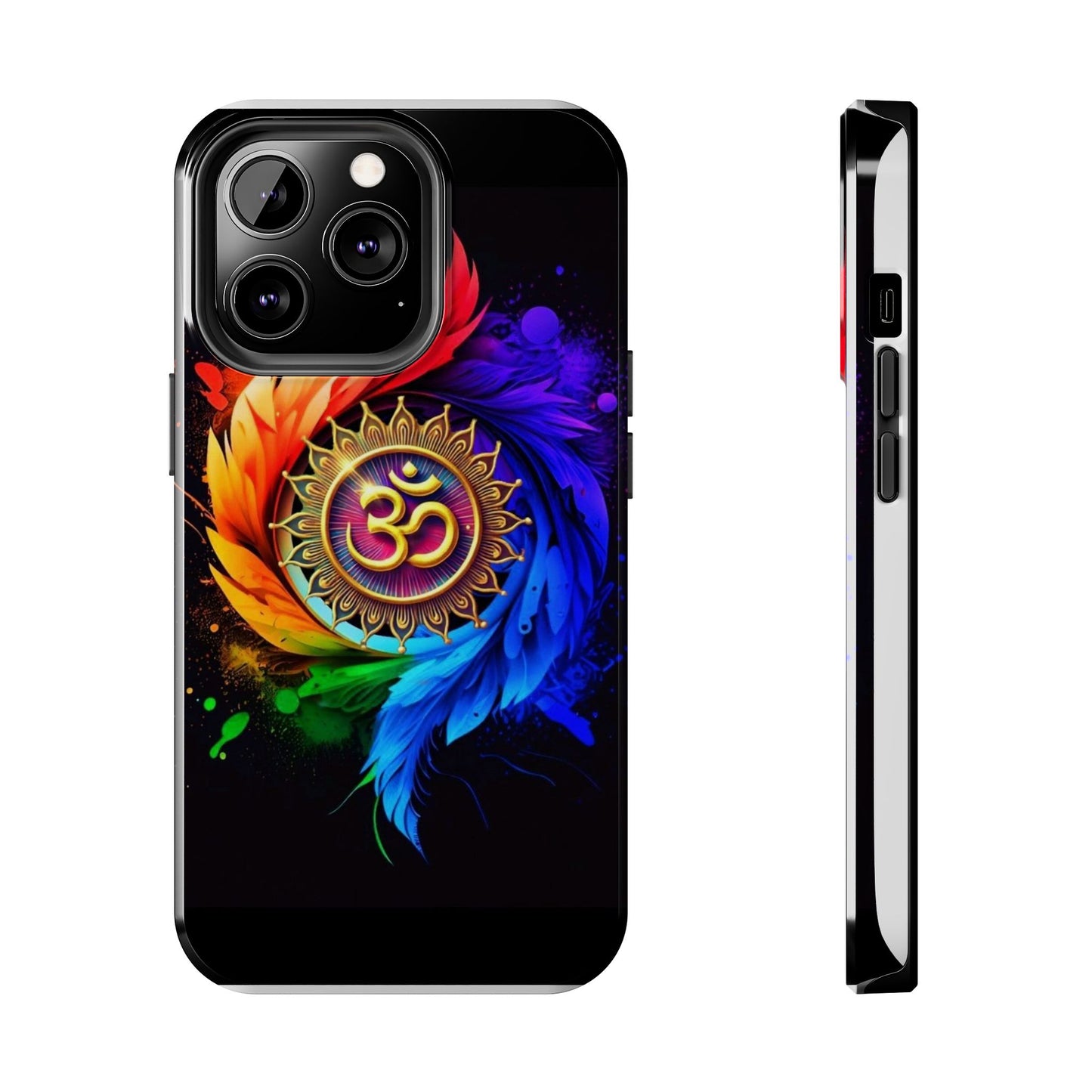Vibrant Om Phone Case - Durable Tough Phone Cover, Boho Style Cell Phone Case, Colorful Protective Case, Spiritual Gift for Her, Yoga [...]
