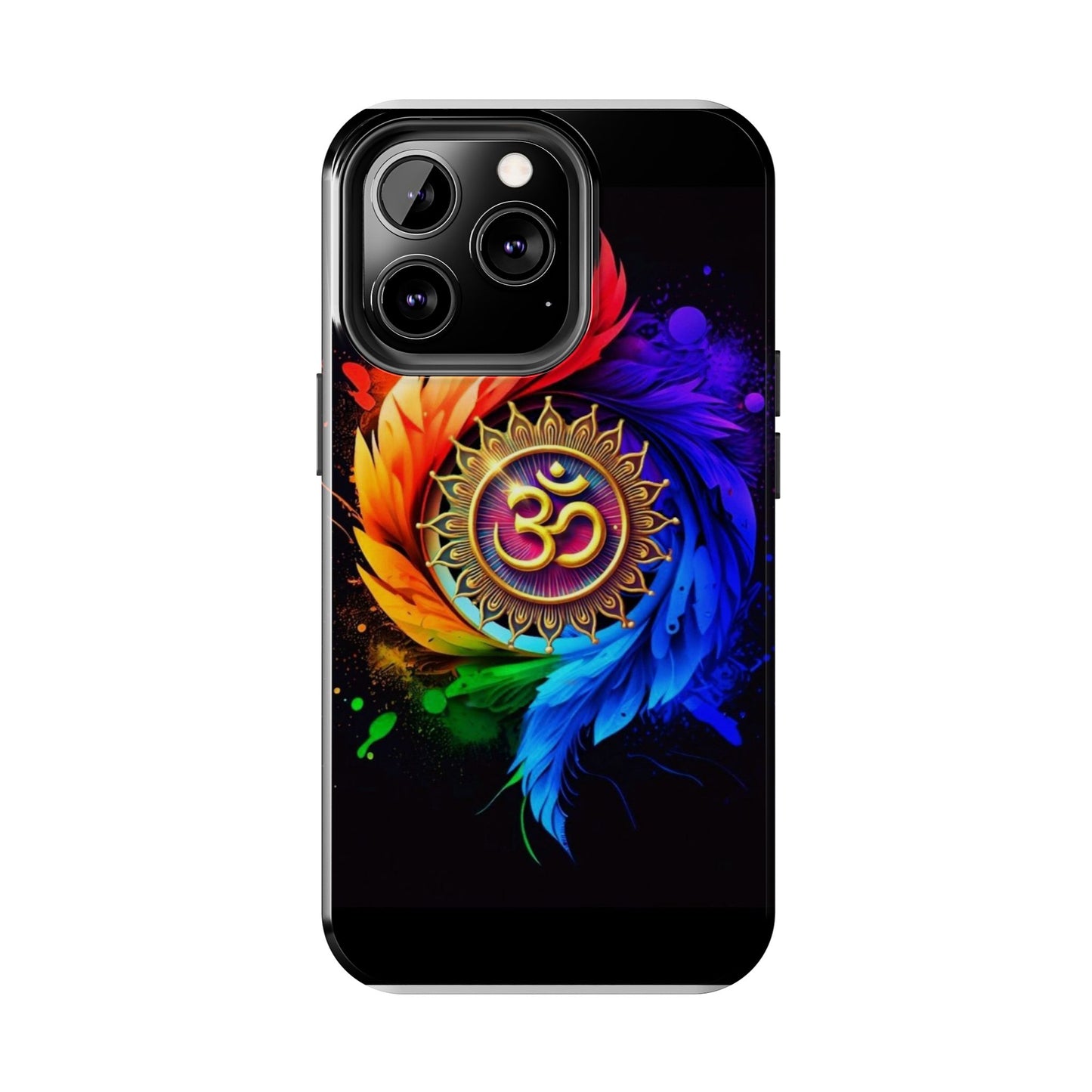 Vibrant Om Phone Case - Durable Tough Phone Cover, Boho Style Cell Phone Case, Colorful Protective Case, Spiritual Gift for Her, Yoga [...]