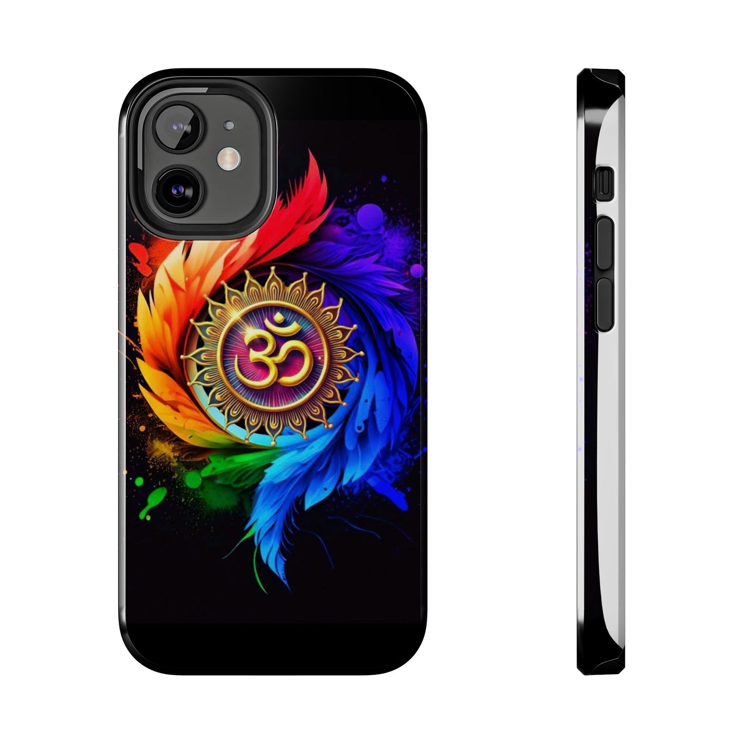 Vibrant Om Phone Case - Durable Tough Phone Cover, Boho Style Cell Phone Case, Colorful Protective Case, Spiritual Gift for Her, Yoga [...]