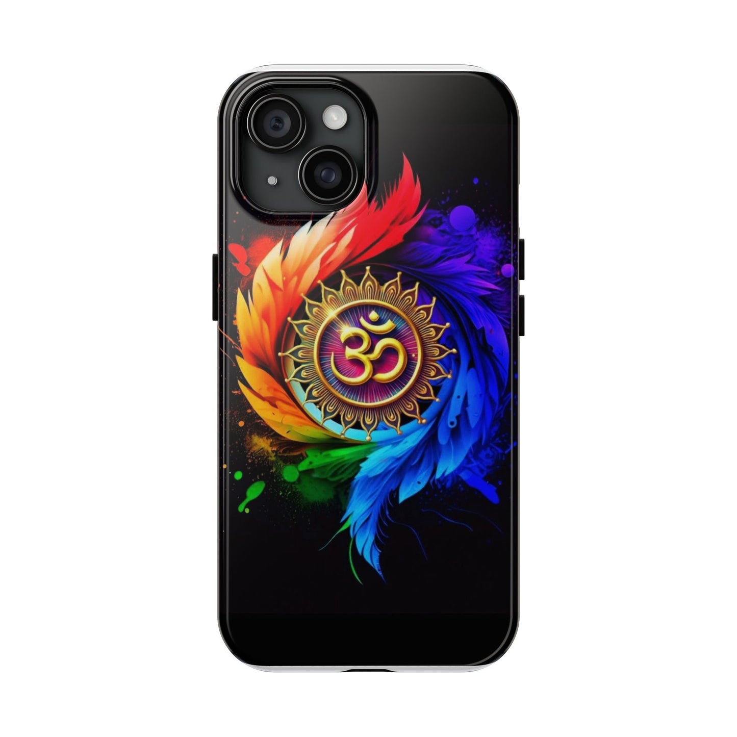 Vibrant Om Phone Case - Durable Tough Phone Cover, Boho Style Cell Phone Case, Colorful Protective Case, Spiritual Gift for Her, Yoga [...]
