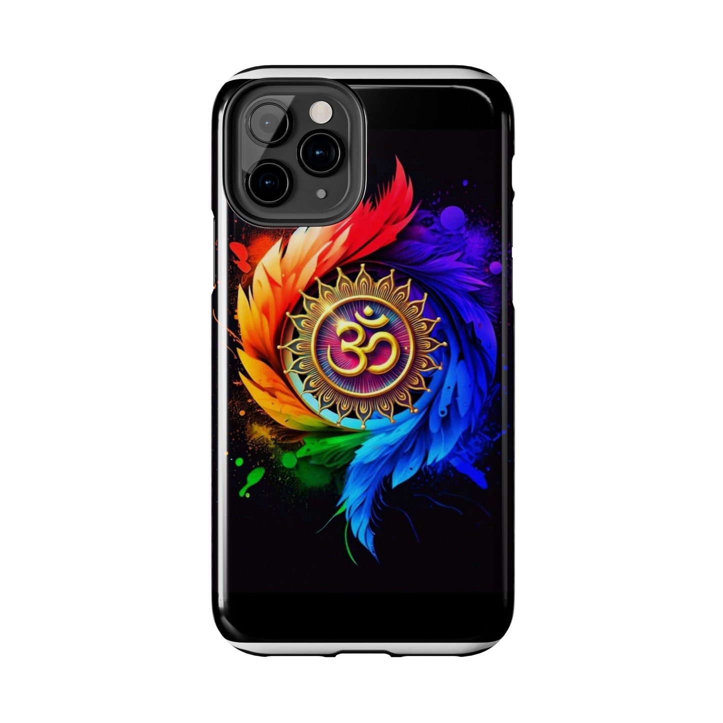 Vibrant Om Phone Case - Durable Tough Phone Cover, Boho Style Cell Phone Case, Colorful Protective Case, Spiritual Gift for Her, Yoga [...]