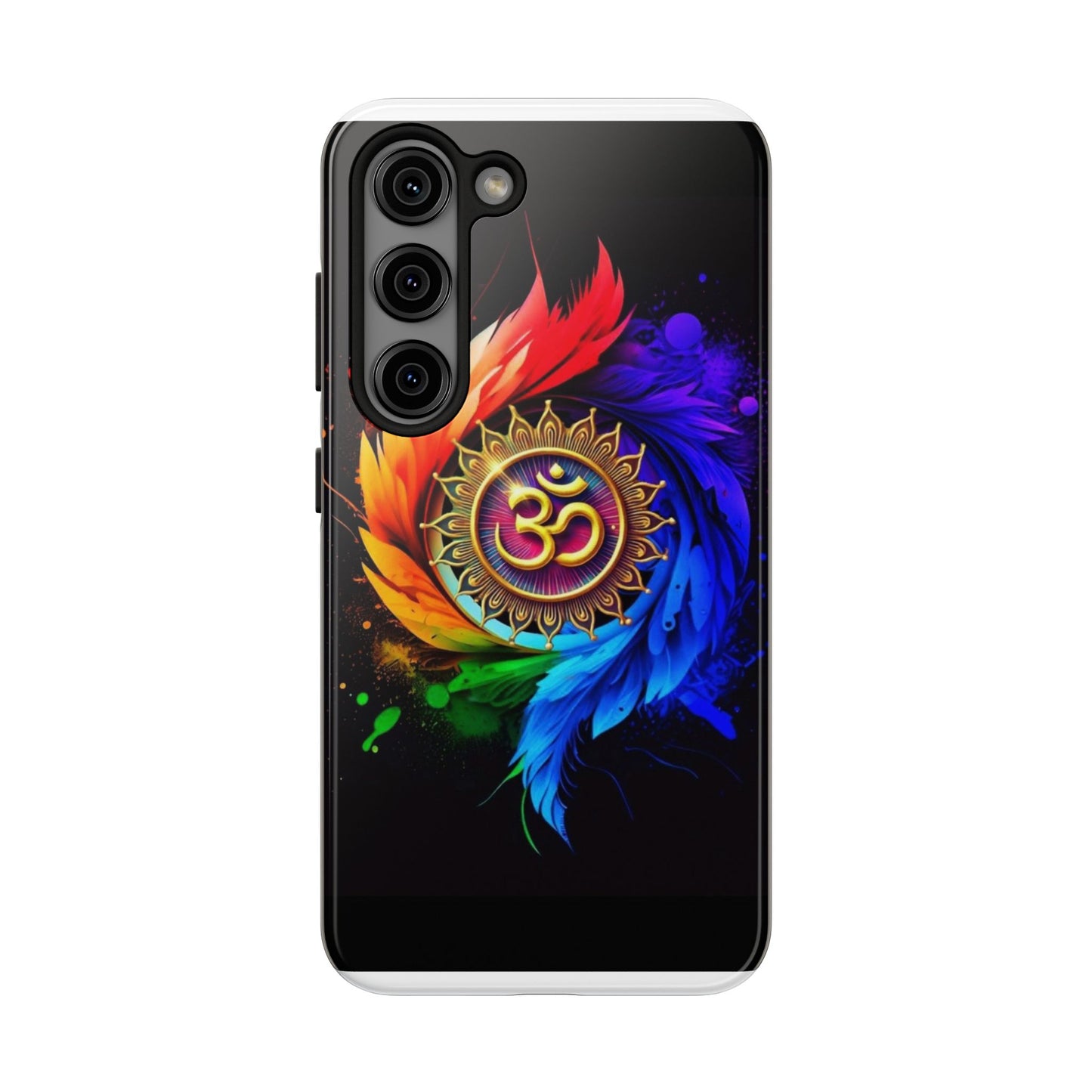 Vibrant Om Phone Case - Durable Tough Phone Cover, Boho Style Cell Phone Case, Colorful Protective Case, Spiritual Gift for Her, Yoga [...]