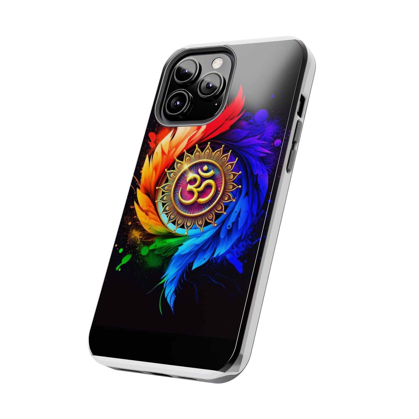 Vibrant Om Phone Case - Durable Tough Phone Cover, Boho Style Cell Phone Case, Colorful Protective Case, Spiritual Gift for Her, Yoga [...]